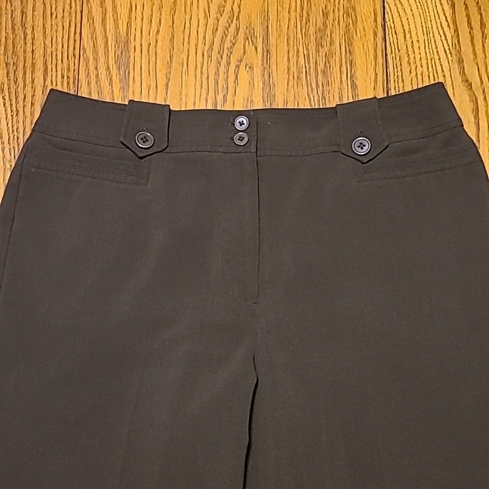 Larry Levine Stretch Dress Pants - Ladies 8 - Picture 3 of 8